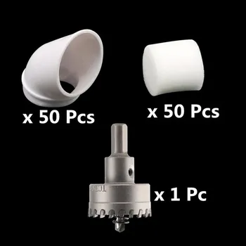 Hydroponické květináče s kolonizačními kelímky 50 kusů - Hrnce Houba vrtačka