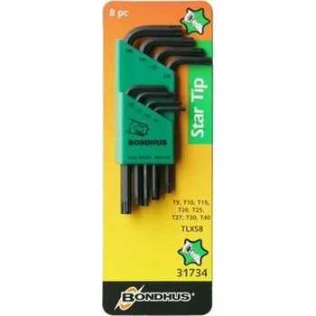 Klíč BONDHUS TORX sada TLXS8 T9-T40 31734