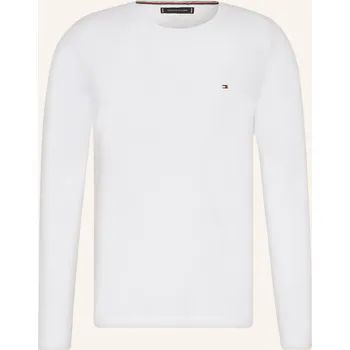 Pánské tričko Tommy Hilfiger Pánské Tričko S Dlouhým Rukávem, bílá, S