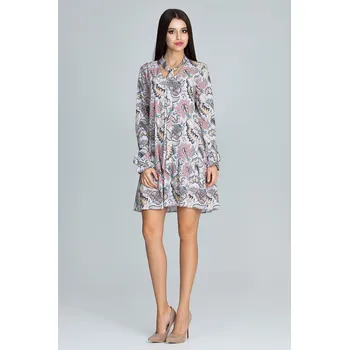 Dámské šaty Figl Dámské mini šaty Founukku vzorovaná M