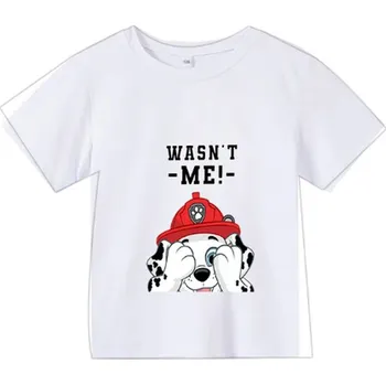 Dívčí tričko Tlapková patrola Dětské tričko s motivem animované pohádky "Tlapková patrola" Barva: bílá (Wasn't me!), Velikost: 110/5T