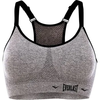 Podprsenka Sportovní podprsenka Everlast BRASSIERE EVERLAST FEMALE S/M Šedá, Černá