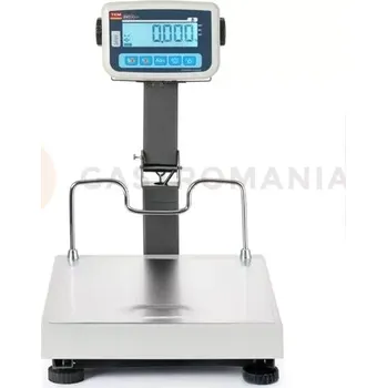Plošinová váha LCD se skládacím ramenem a s legalizací, 60 kg | TEM, EKO+