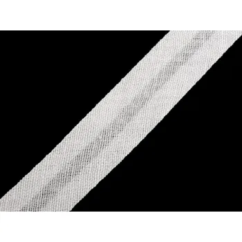 Šikmý proužek bavlněný šíře 14 mm zažehlený
