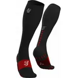 Kompresní podkolenky Compressport FULL SOCKS RECOVERY 4M Černá, Červená