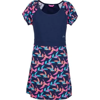 Dívčí šaty Dívčí bavlněné šaty Lewro TASI 116/122 Tmavě modrá