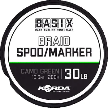 KORDA - Pletená šňůra Basix Spod Marker Braid 200 m