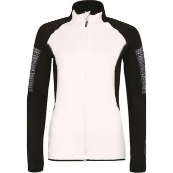 Dámská mikina Dámská celopropínací mikina PROGRESS NORA L Bílá, Černá