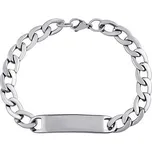 Pánský náramek CURB Pancer z chirurgické oceli KMM46785