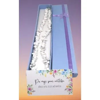 Kosmetická sada Dárková sada pro učitelku - náhrdelník magnezit