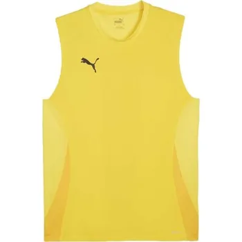 Pánské oblečení Pánské sportovní tílko Puma TEAMGOAL SLEEVELESS JERSEY XXL Žlutá, Černá