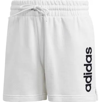 Dámské kraťasy Dámské kraťásky adidas LINEAR SHORTS W L Bílá, Černá