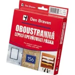 Den Braven Oboustranně lepicí upevňovací páska v krabičce - 25 x 1 mm x 5 m bílá _B5322RL
