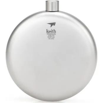 Placatka Keith Titanová butylka s nálevkou Jug 150 ml