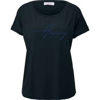 Dámské tričko s.Oliver RL T-SHIRT 36 Tmavě modrá