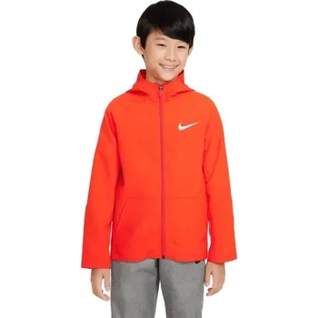 Chlapecká bunda Chlapecká přechodová bunda Nike DRI-FIT XL Oranžová