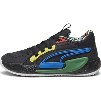 Pánská obuv Pánská basketbalová obuv Puma COURT RIDER CHAOS TRASH TALK 11 Černá, Zelená, Modrá, Žlutá
