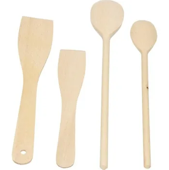 Sada nádobí Sada dřevěného náčiní 4 Ks