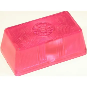Příslušenství osvětlení automobilu kryt pozičky červené hranaté