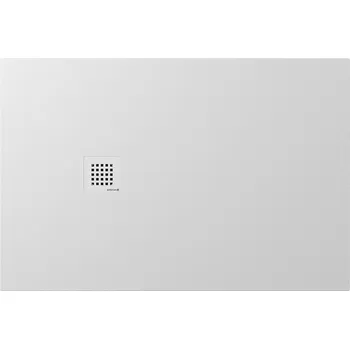 Sprchová vanička Polysan TRENECA vanička z litého mramoru s možností úpravy rozměru, 120x80cm, bílá mat, 84302.11