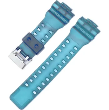 Řemínek na hodinky Plastový řemínek Ricardo 16mm (pro Casio G-Shock GA-100, GA-110, GD-120, GLS-100), modrý