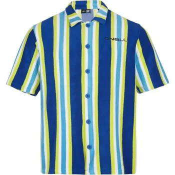 Pánská košile Pánská košile O'Neill BRIGHTS L Modrá, Reflexní neon, Bílá