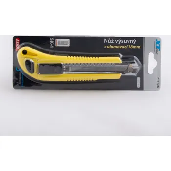Pracovní nůž nůž zalamovací 18 mm s kovovou výztuhou
