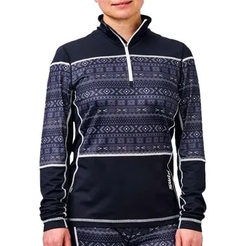 Dámská mikina Dámská funkční mikina Swix TISTA S Černá, Tmavě modrá, Bílá