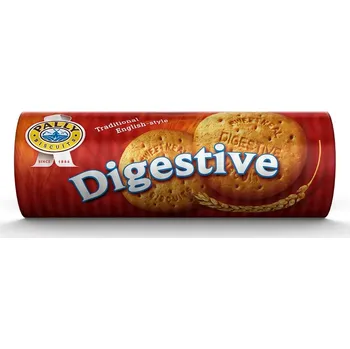 Vyrobeno v Nizozemí PALLY Digestive - Křupavé pšeničné sušenky 400 g