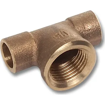 rozdělovač topení Sanha 4130G T-kus vnitřní závit pájecí Cu 35x1/2"x35 mm 141303512