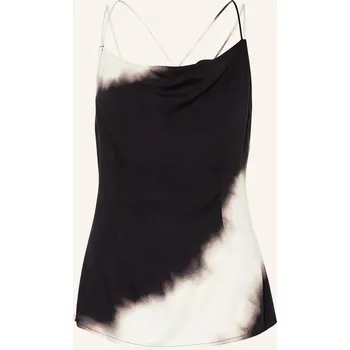 Rouge Vila Dámský Top, černá / světle hnědá / krémová, 38