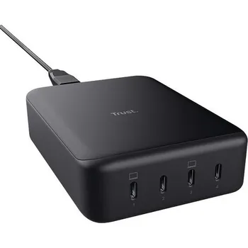 Adaptér k notebooku Trust MAXO 240W 4-PORT USB-C DESK CHARGER (25413)