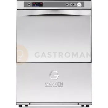 Myčka nádobí Podpultová myčka skla a nádobí s dávkovačem mycího prostředku, s oplachovým čerpadlem | GRAFEN, GS50E DDE PAP