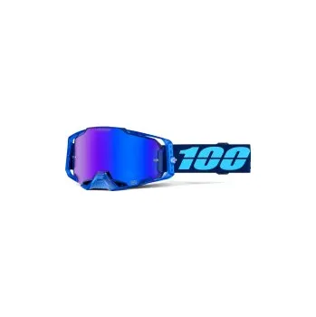 Motocyklové brýle Mx Brýle 100% Armega Coupe/HiPER® Mirror Blue Lens