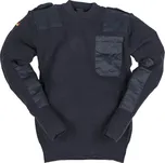 MIL-TEC Svetr BW s kapsou MODRÝ Modrá 60