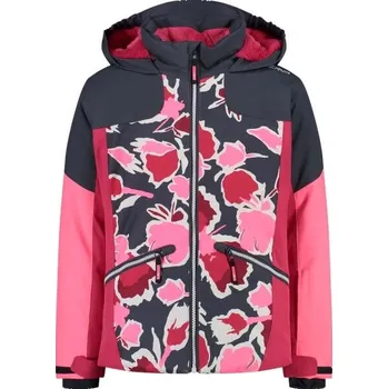 Dívčí lyžařská bunda CMP KID G JACKET FIX HOOD 104 Růžová, Mix