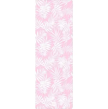 Ručník na jógu YOGGYS LARGE TOWEL PINK TROPICAL UNI Růžová