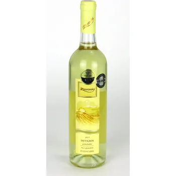 Víno Sauvignon - pozdní sběr - polosladké - 12,5% - Zborovský 0.75 l