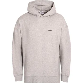 Pánská mikina Calvin Klein MODERN COTTON LOUNGE-L/S HOODIE Šedá M