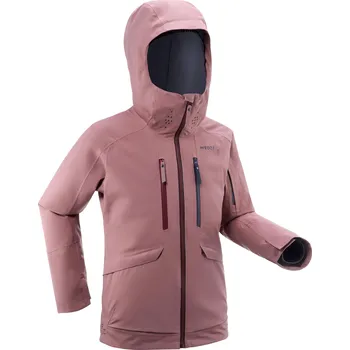 WEDZE Dětská lyžařská bunda na freeride 3v1 900 12 LET FIALOVÁ|RŮŽOVÁ