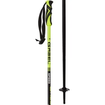 Sjezdová hůlka Sjezdové hole Gabel SPEED 135 Černá, Světle zelená