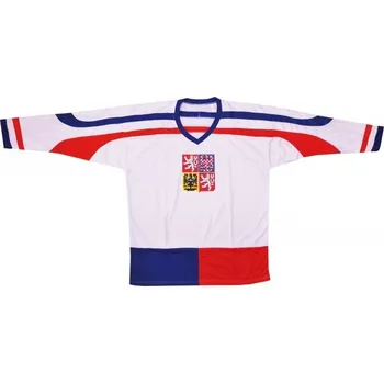 Hokejový dres SPORT TEAM HOKEJOVÝ DRES ČR XL Bílá