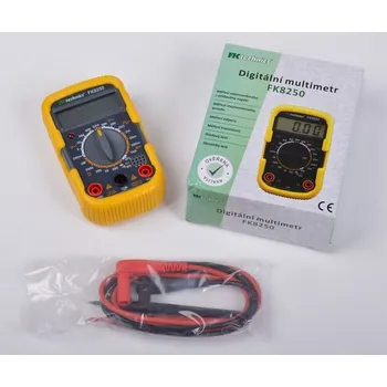 Multimetr multimetr digitální pro měření A, V, Ohm, akustický test vodivosti