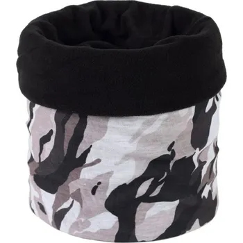 Nákrčník Dětský šátek Finmark MULTIFUNCTIONAL SCARF OS Černá, Šedá, Bílá
