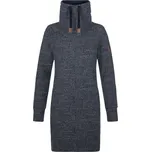 Dámské šaty LOAP EBUNKA XS Tmavě modrá, Bílá, Černá
