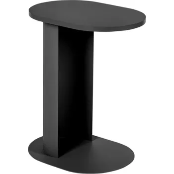 Toaletní stolek noo.ma Černý odkládací stolek Nuno 48 x 34 cm