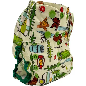 látková plena Smart Bottoms Too Smart 2.0 Cover Campfire Tails