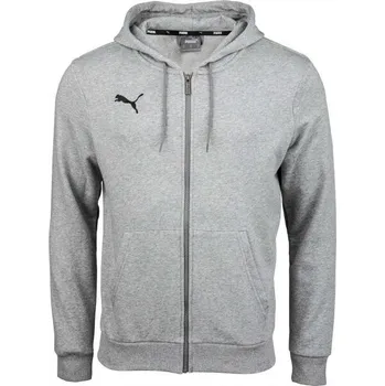 Pánská mikina Pánská tréninková mikina Puma TEAMGOAL 23 CASUALS HOODIE XS Šedá, Černá