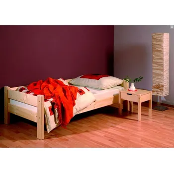 Postel Gazel Sendy 90 přírodní postel 90 x 200 cm, bez laťkového roštu