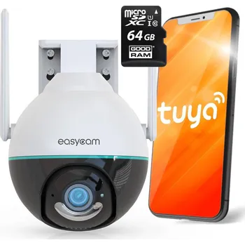 IP kamera EasyCam EC-4P4L venkovní WiFi Tuya IP kamera + 64GB paměťová karta Goodram